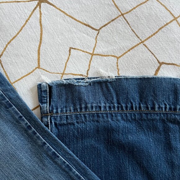 Acquaverde Denim Flare Jeans - Size 24 (Medium Blue) - Picture 3 of 6